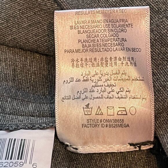 BCBG MaxAzria Pencil Skirt Gray Black Stretch‎ Knit Mini Zipper Detail XS - Picture 8 of 8